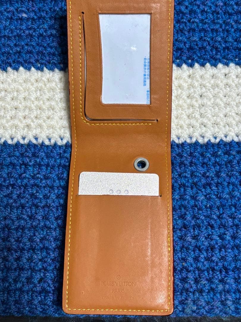 ヴィトンブラウンレザー パスケース