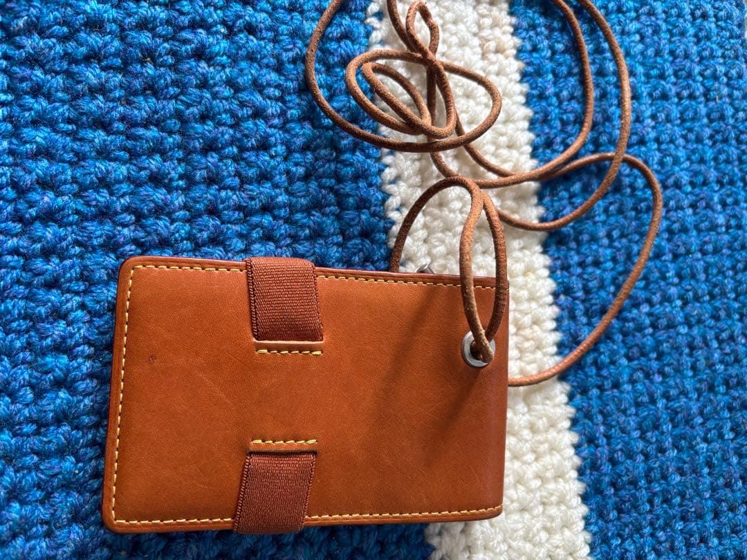 ヴィトンブラウンレザー パスケース