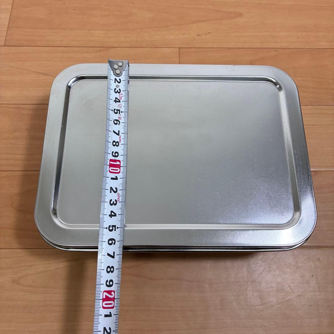 【美品】ステンレス 保存容器 バット 蓋付き 9個セット 業務用