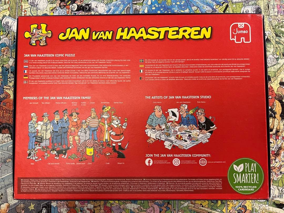 JAN VAN HAASTEREN 3点セット　コミックパズル 1000ピース