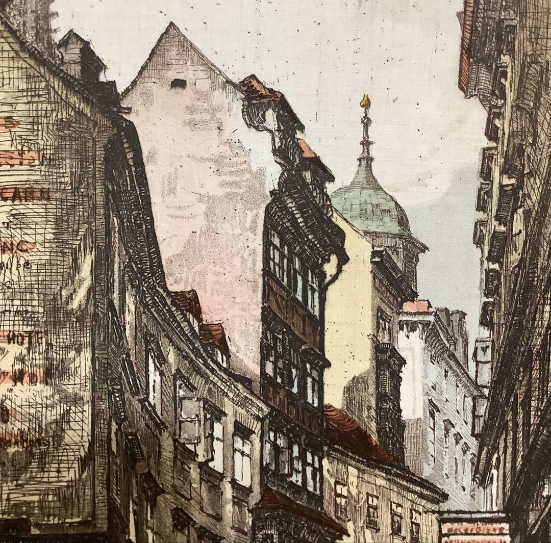 絵画。額縁、銅版画®ナハラス・チャールニッヒ．モーツアルト.フィガロ