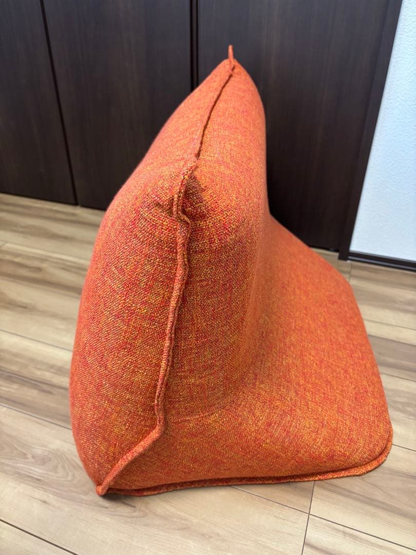 背もたれクッション バックレストクッション オレンジ色
