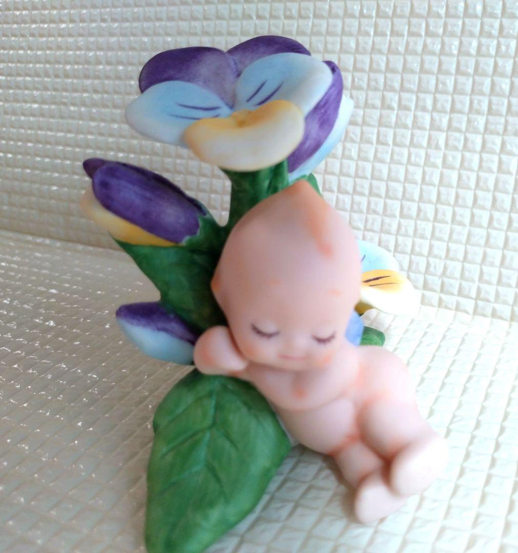 陶器 置物 ローズオニール キユーピー ビスクドール フラワーシリーズ