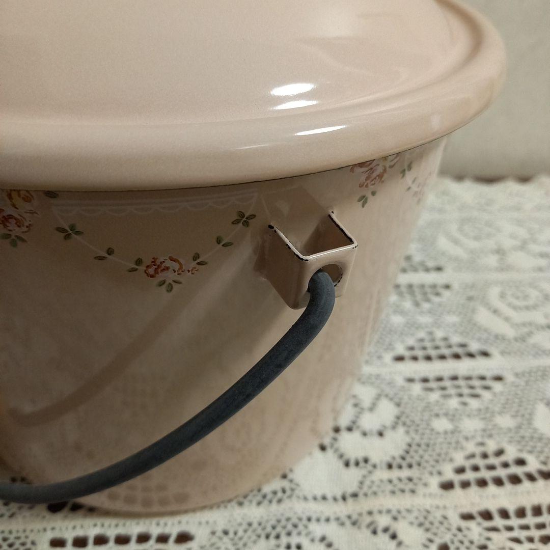 イマン　スカーレット　蓋付ミニバケツ