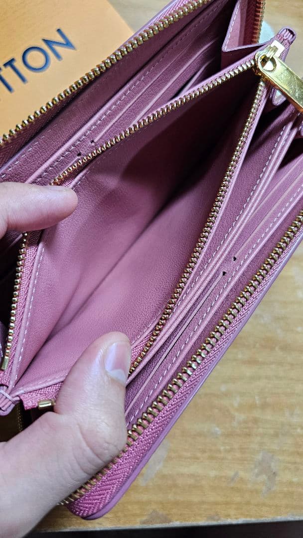 ルイヴィトン クロコダイル ジッピーウォレット 長財布 ローズトルマリン