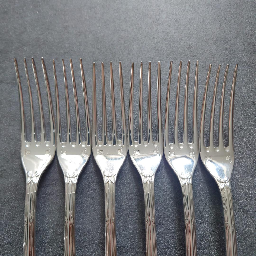 美品 クリストフル リュバン デザートフォーク 6点