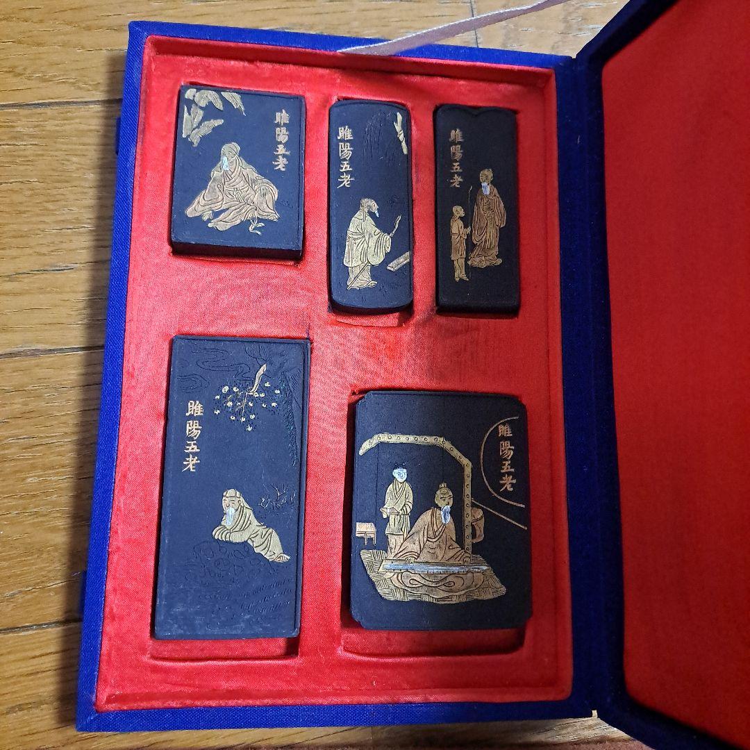 墨　5個セット 油煙墨 禅5丁型 | 鈴鹿墨 亀游庵