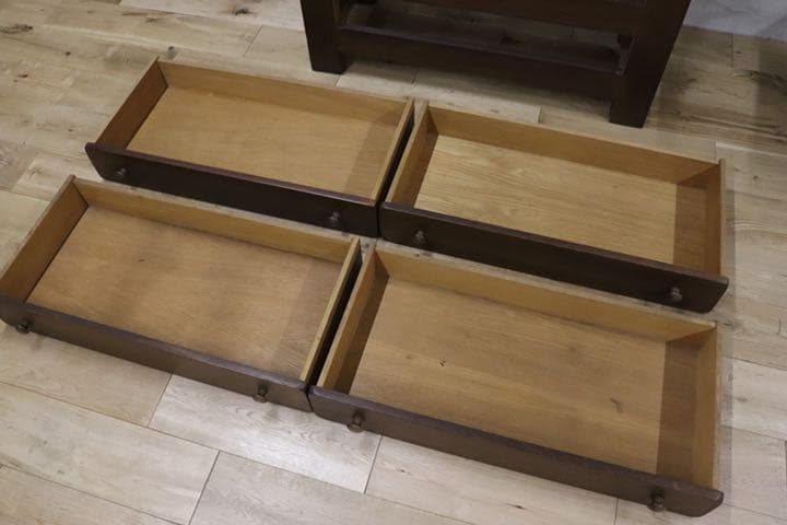 gmck527 ○ ルーマニア製 オーク 無垢材 飾り棚 チェスト ハイボード