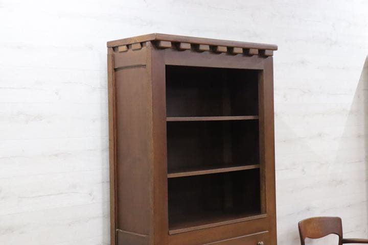 gmck527 ○ ルーマニア製 オーク 無垢材 飾り棚 チェスト ハイボード