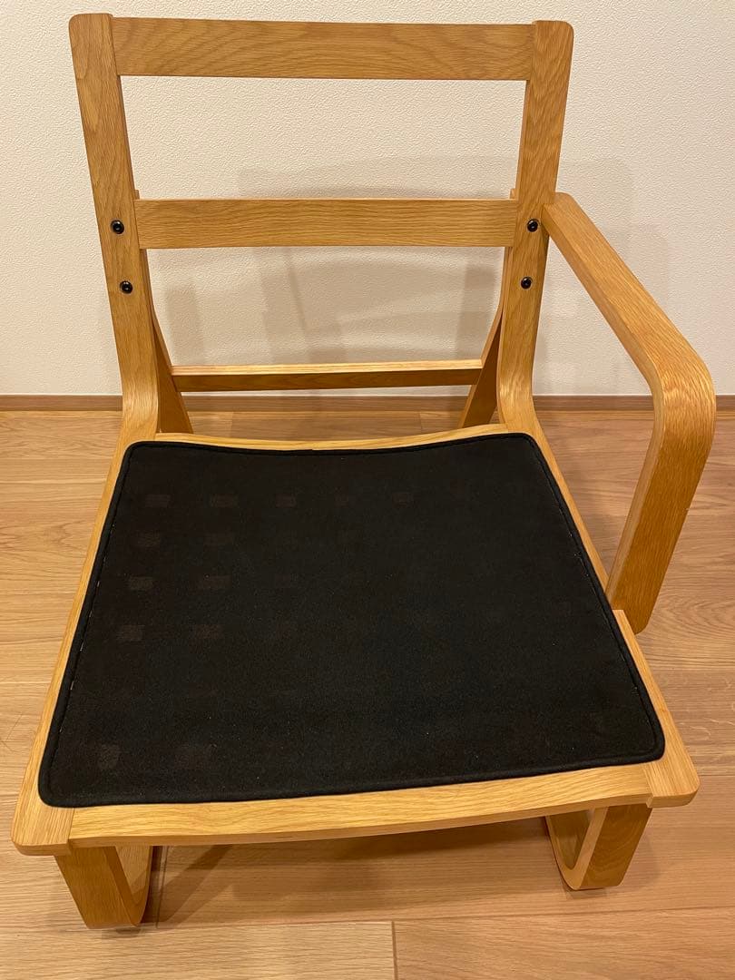 無印良品のダイニングテーブルセットの ダイニングチェア×1 単品です。