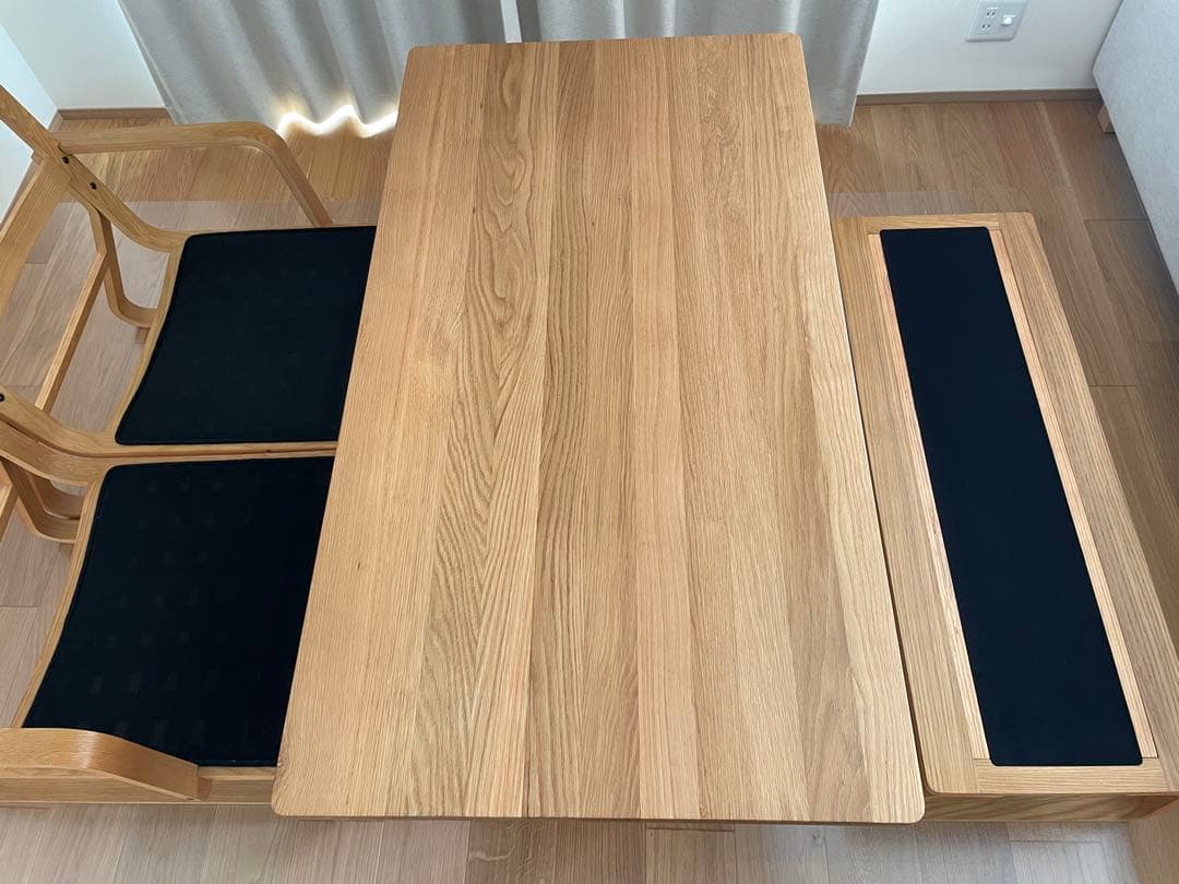 無印良品のダイニングテーブルセットの ダイニングチェア×1 単品です。