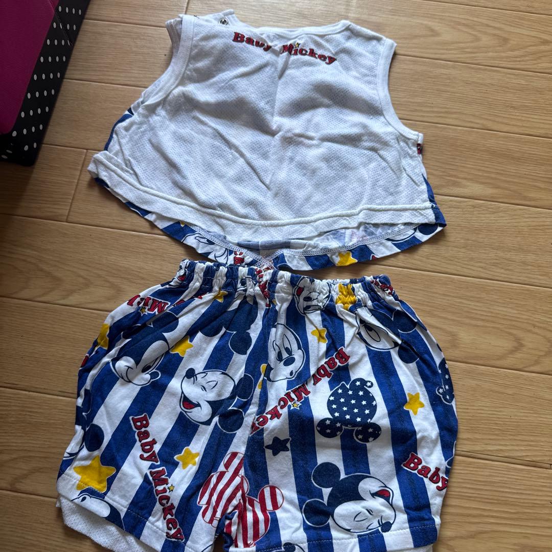 ミッキーマウス 親子コーデ　ビンテージ
