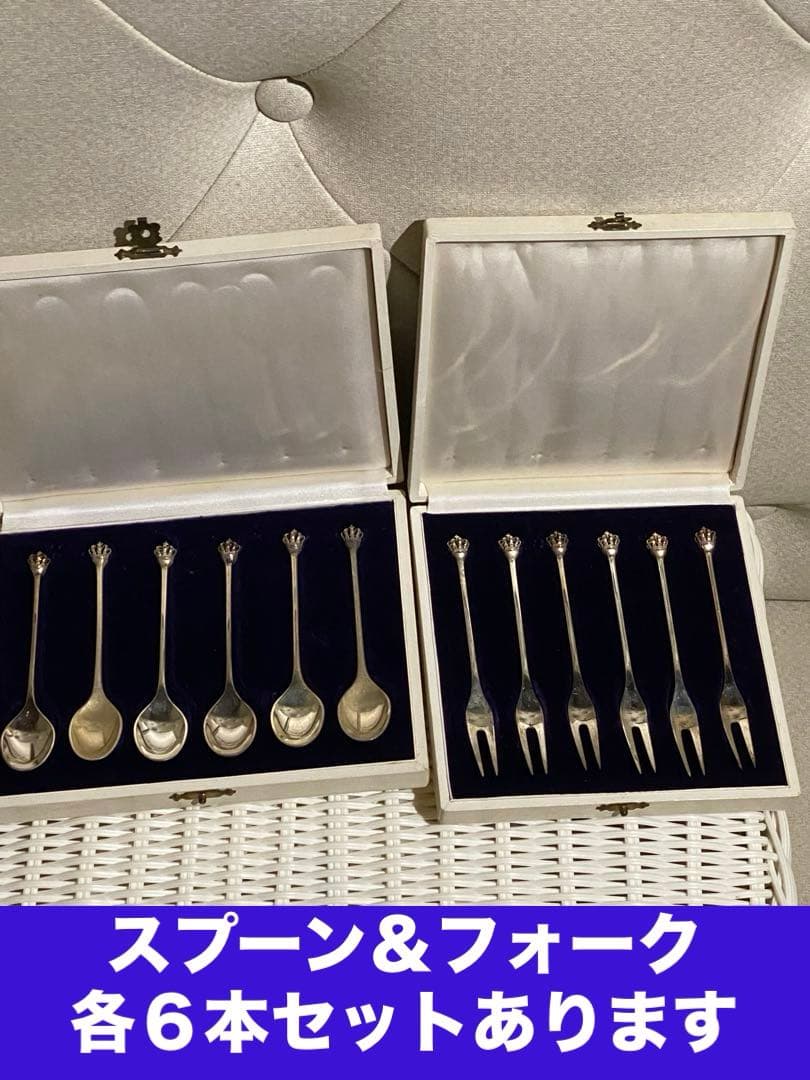 希少♦️純銀　スプーン　6本セット♦️ヴィンテージ♦️シルバー♦️未使用♦️デンマーク