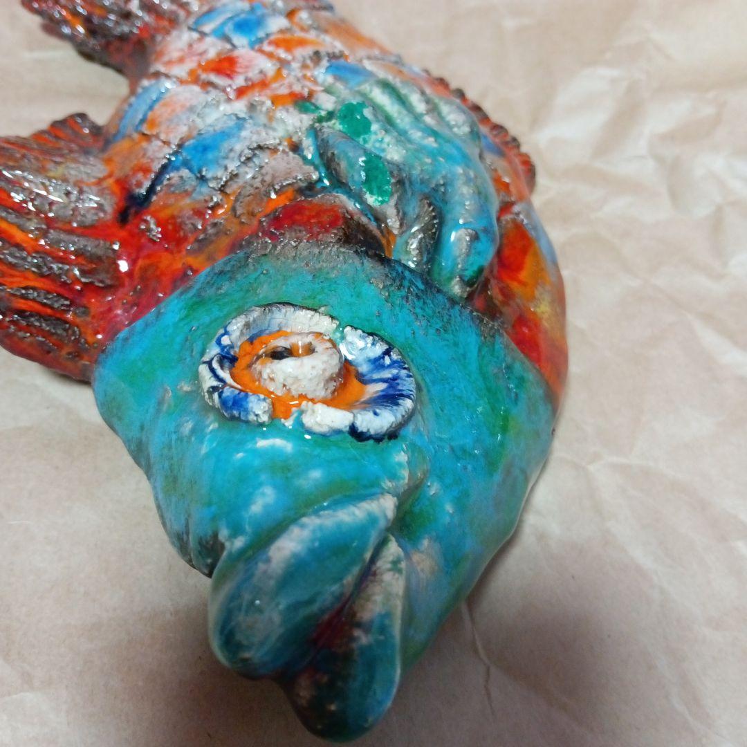 森正陶芸 陶器 SEYEI 魚 壁掛け セーエーヴィンテージ オブジェ