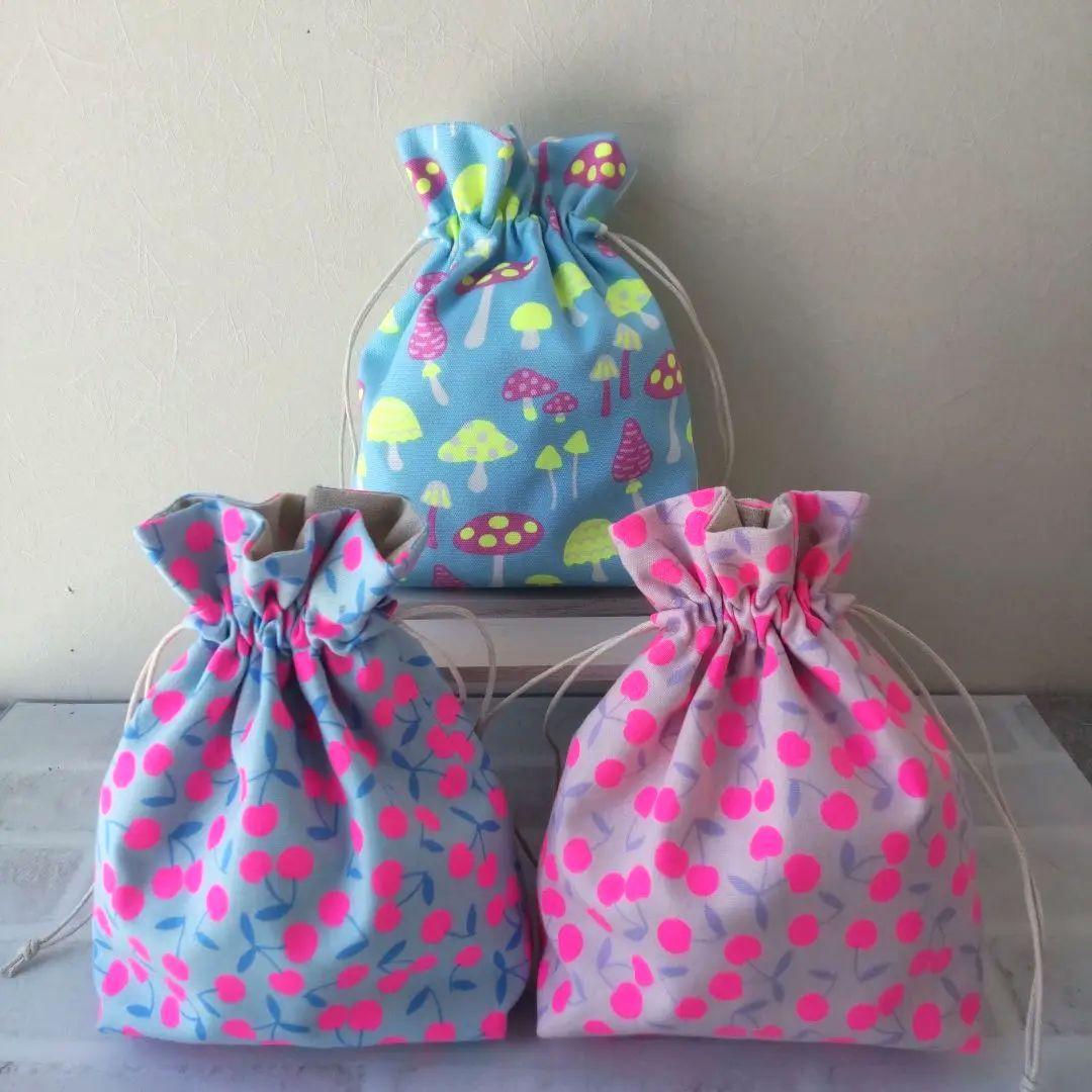 みゆみゆ ハンドメイド 巾着袋 6点