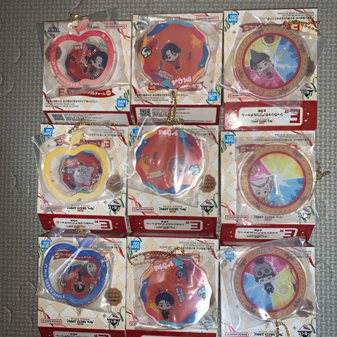 一番くじ ミセスグリーンアップル E賞 コンプリートセット 一番くじ Mrs. GREEN APPLE｜一番くじ倶楽部｜BANDAI SPIRITS公式 一番