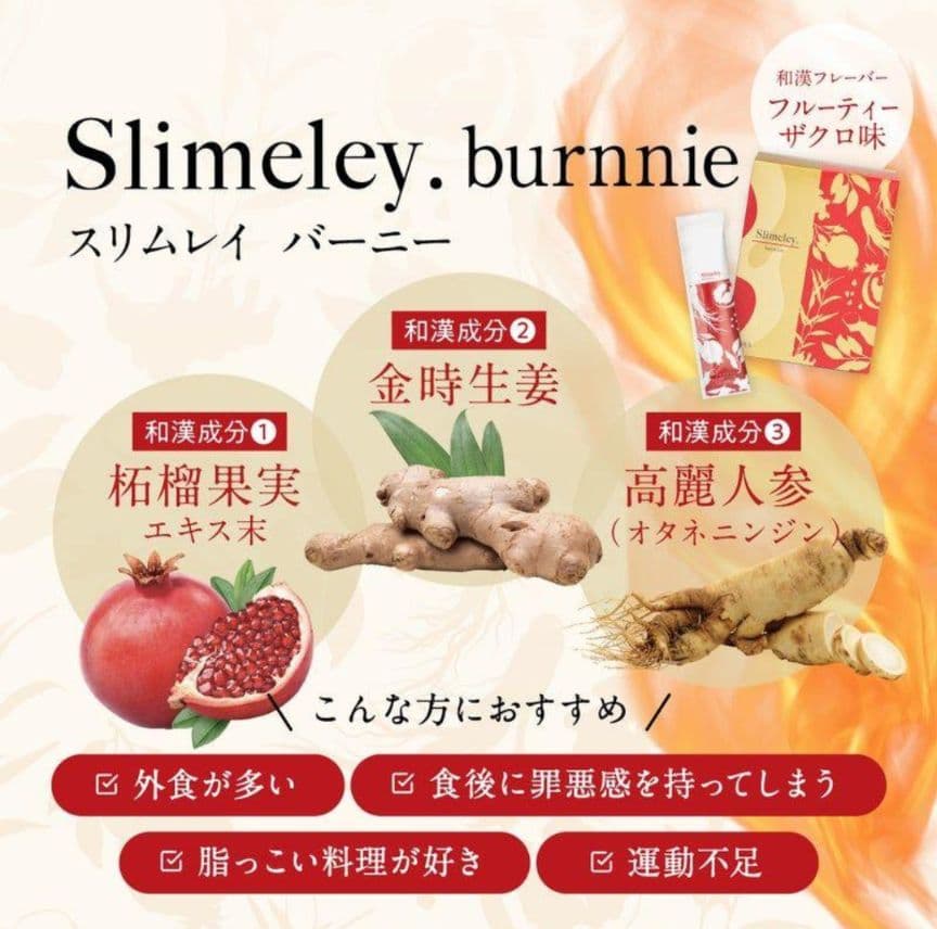 スリムレイ カッティー バーニー RHYTHM リズム slimeley 4箱