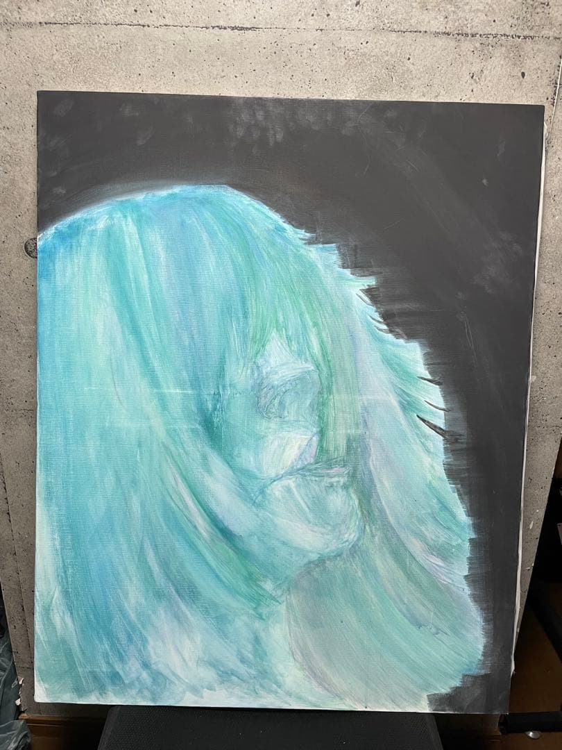 醜美 F30キャンバス　水彩画 nihil.imh