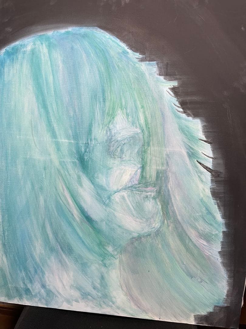 醜美 F30キャンバス　水彩画 nihil.imh