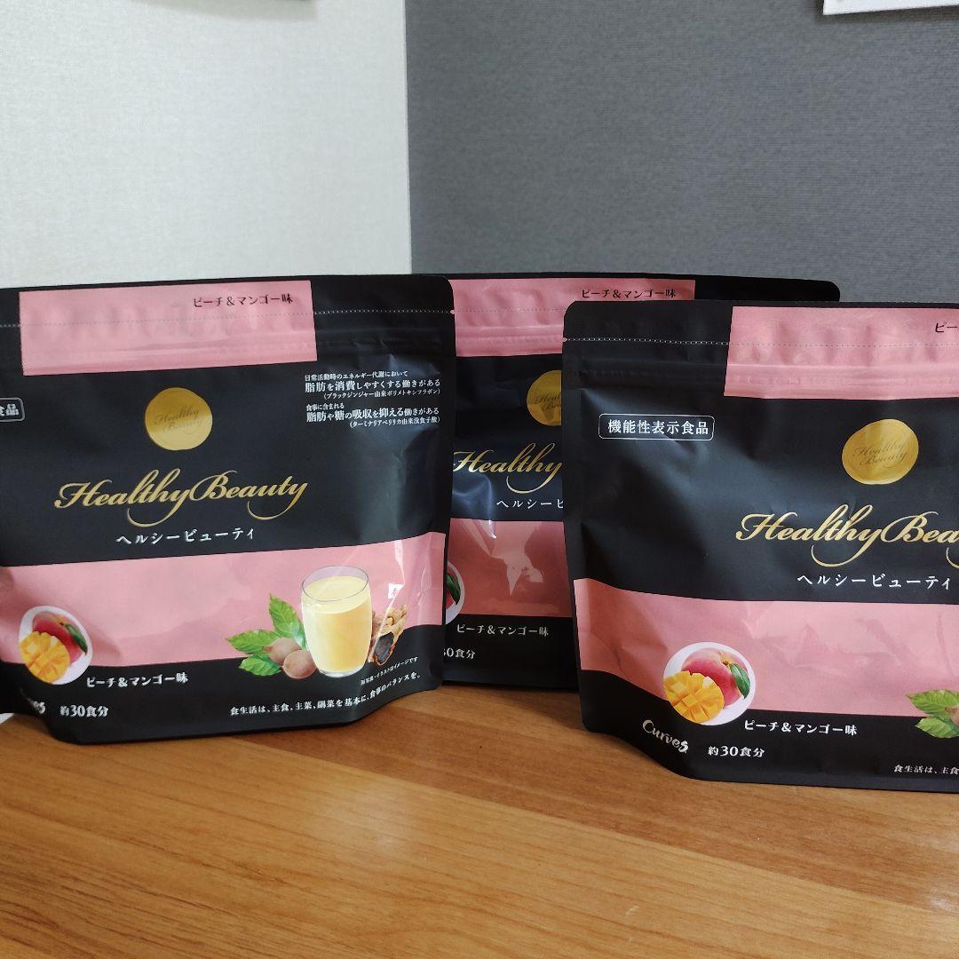 未開封 カーブスヘルシービューティーピーチ＆マンゴー味 30食分