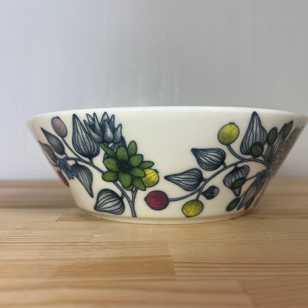 ※最終値下げ！★レア【廃盤品】【旧ロゴ】アラビア　ルノ　バタフライボウル１７㎝