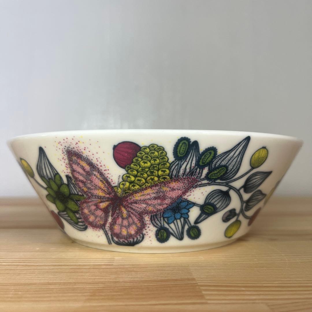 ※最終値下げ！★レア【廃盤品】【旧ロゴ】アラビア　ルノ　バタフライボウル１７㎝