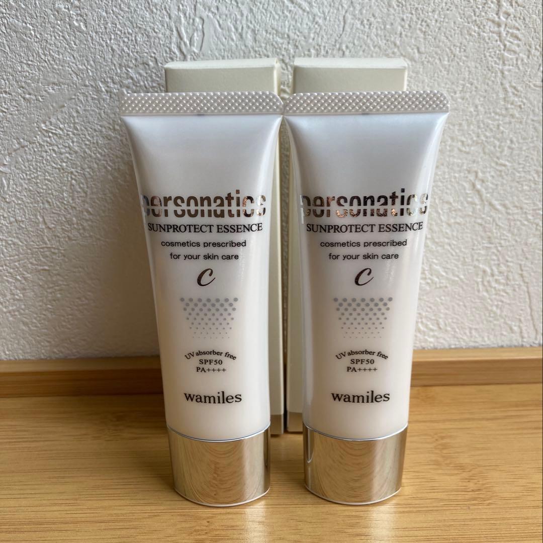 ワミレス　サンプロテクト￼ エッセンスC 2本　日焼け止め　サンプルプレゼント付