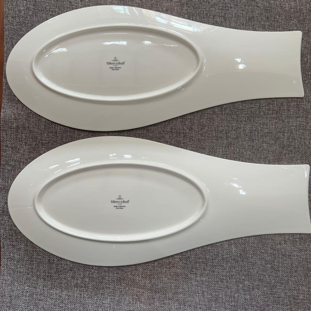 Villeroy&Bochビレロイ&ボッホ】大皿 お魚型プレート2枚セット - メルカリ