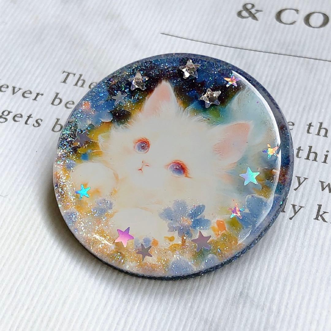 ⭐️ワン⭐️ レジン ヘアゴム ♡ 猫 ネコ ねこ ♡ No. 1944