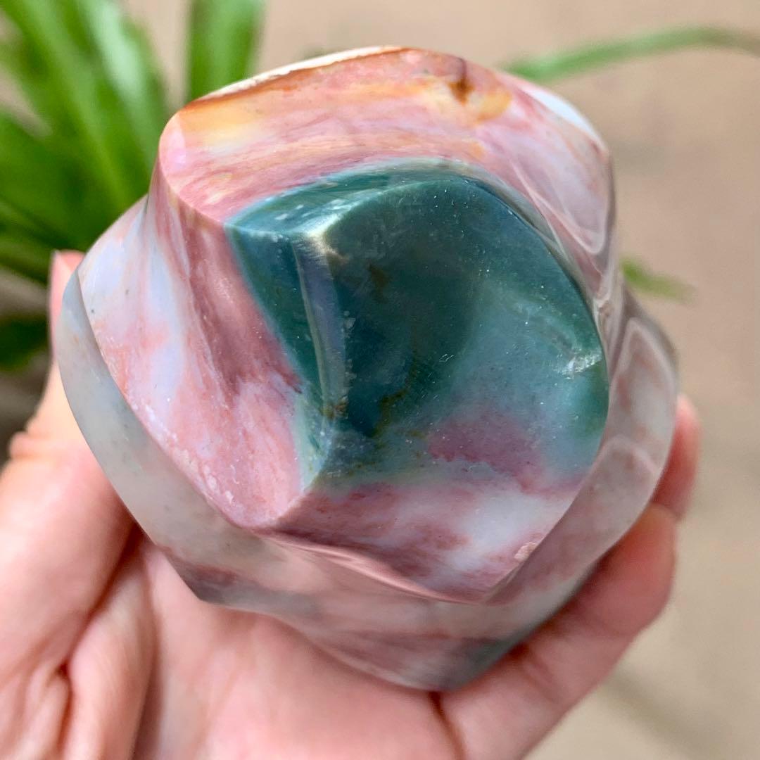 オーシャンジャスパー　フレイム　マダガスカル産　天然石