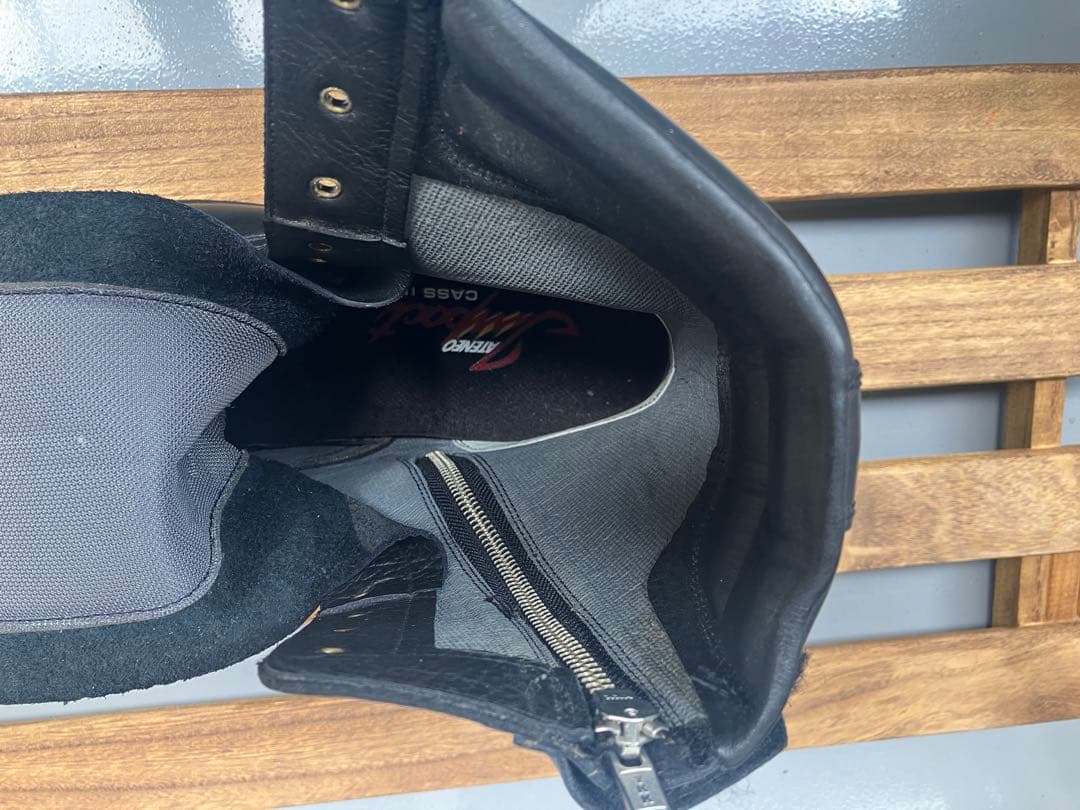 消防　安全靴　編上げ靴　新品