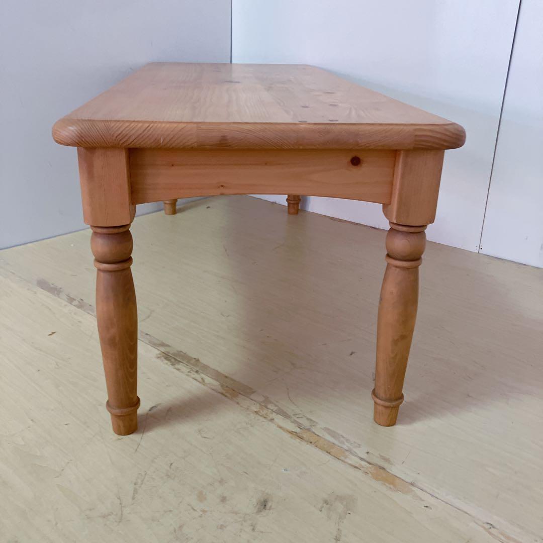 カントリー調　木製　センターテーブル　ローテーブル　ダイニングテーブル