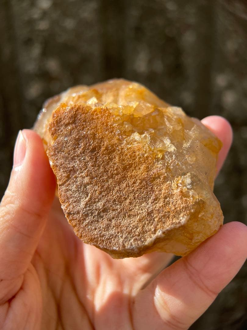 最高級　インド産　ヒマラヤ水晶　ゴールデンヒーラー　台座付き