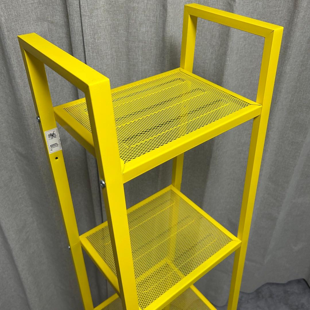 廃盤色 IKEA イケア LERBERG レールベリ イエロー 4段