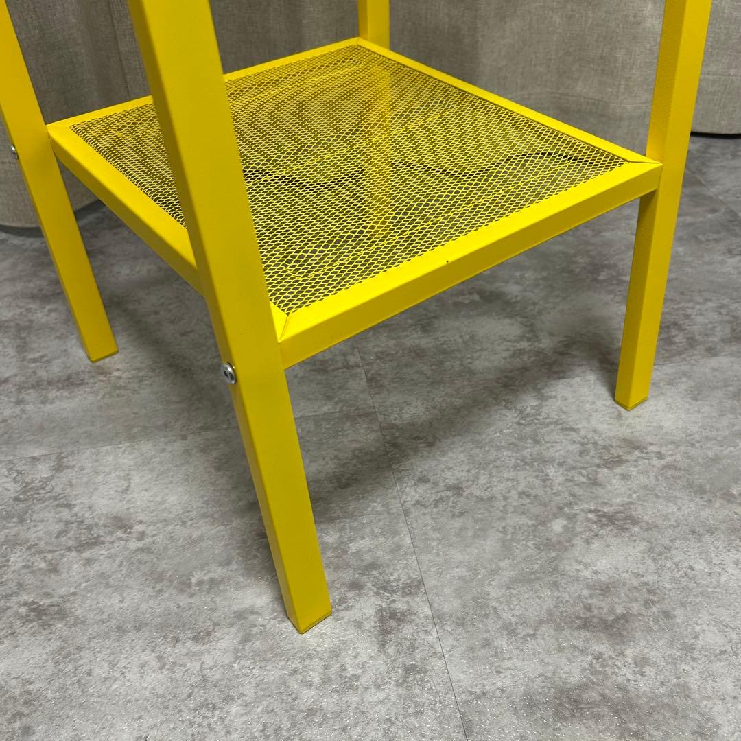 廃盤色 IKEA イケア LERBERG レールベリ イエロー 4段