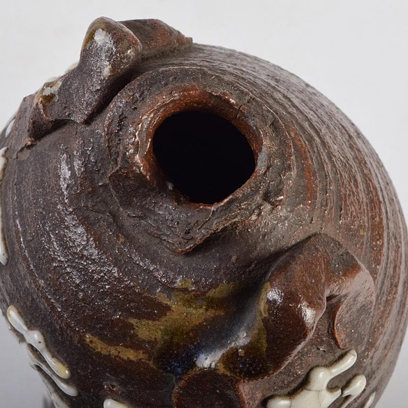 青木木米 九々鱗 漢詩文 双耳瓶 時代箱付 V R9361 - メルカリ