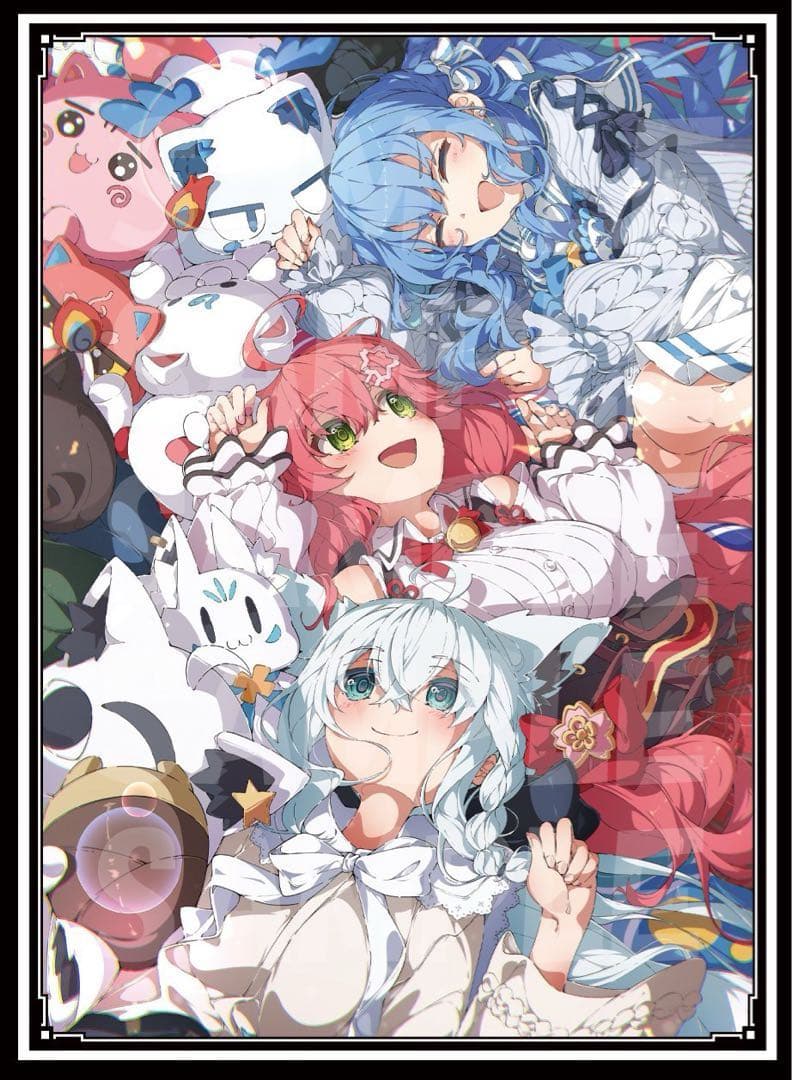 ふぶみこめっとさん】スリーブ ホロカ 白上フブキ さくらみこ 星街すい