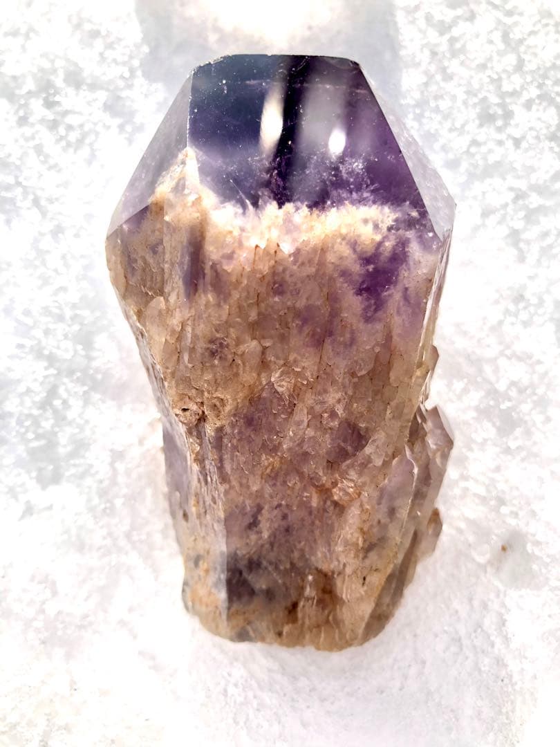 [貴重][色が濃い][透明度] [大きい] アメジスト　ポイント　85,7mm