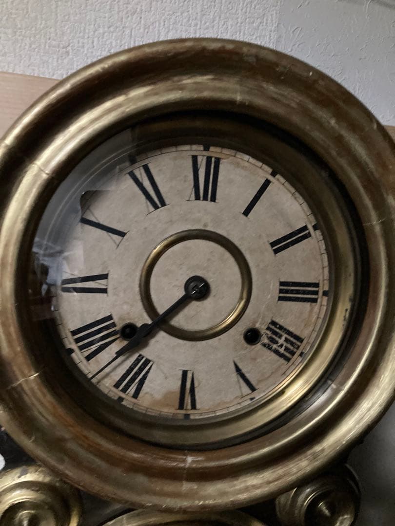 精工舎 柳島工場製 四つ玉ダルマ柱時計 稼働中