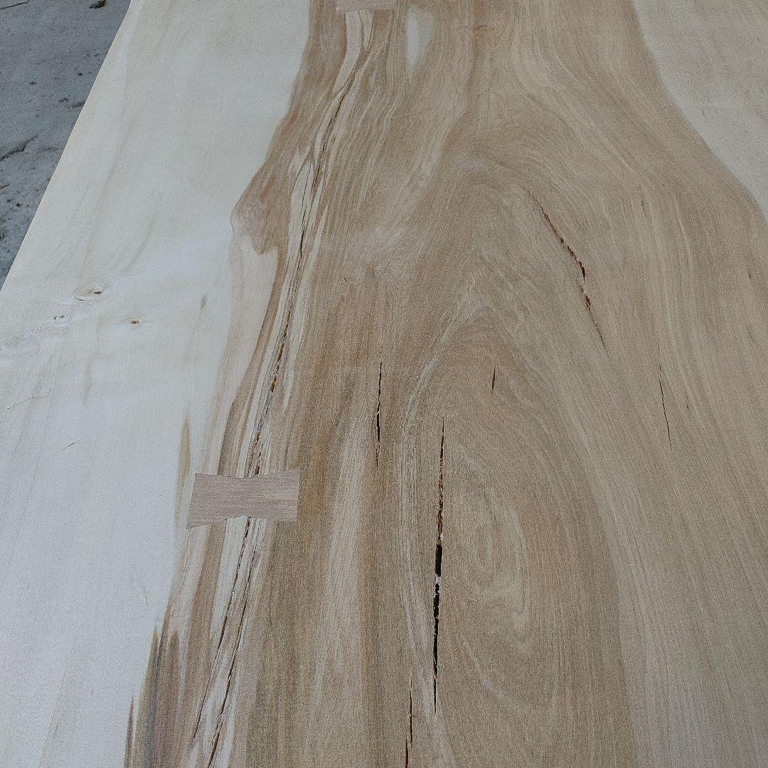 送料込み　一枚板　カツラ　無垢材　天板　テーブル　カウンター DIY　番号60