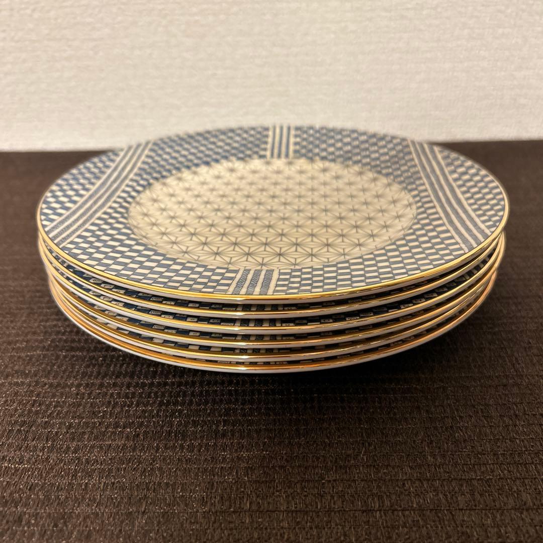 ウェッジウッド　サムライ　デザートプレート　20.5cm