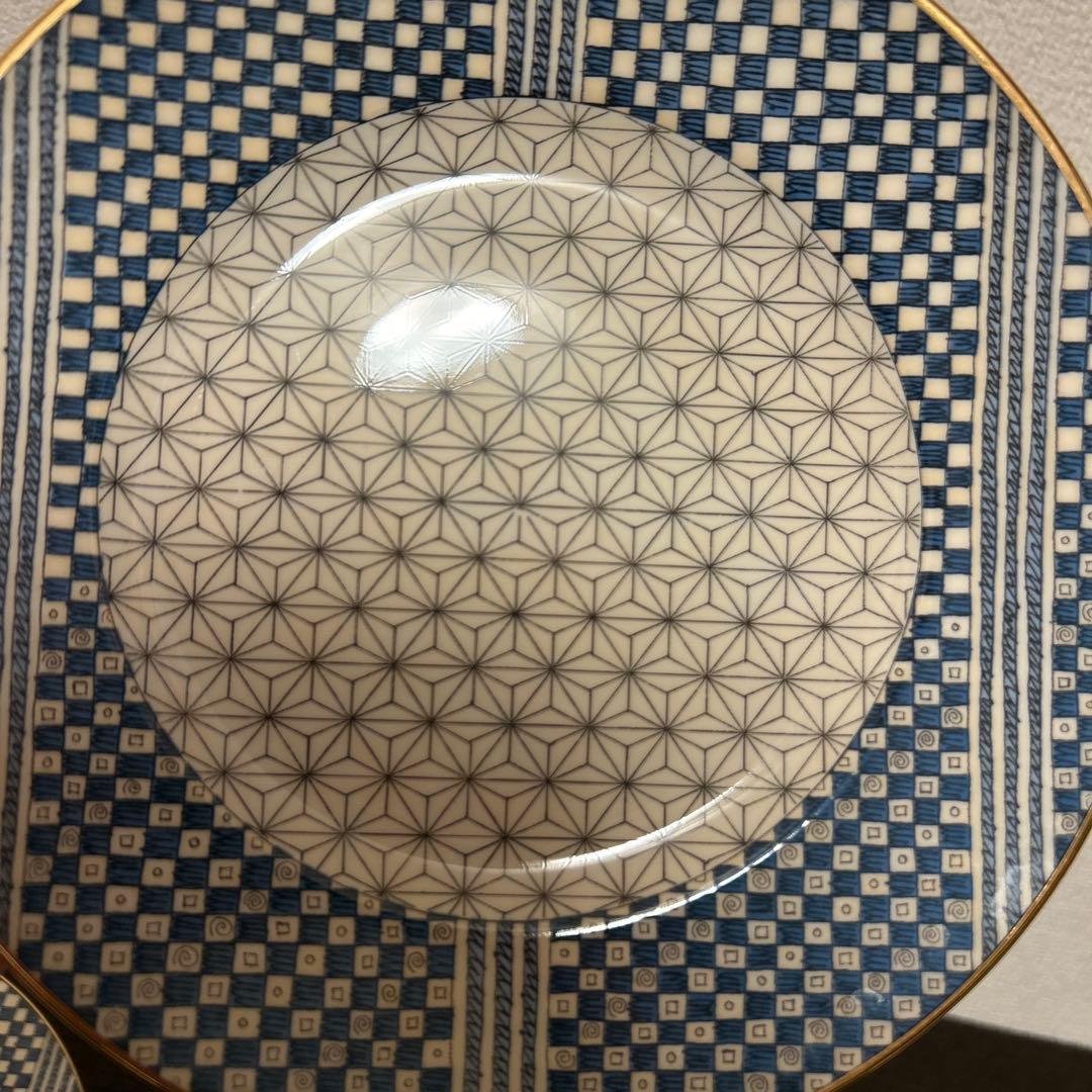 ウェッジウッド　サムライ　デザートプレート　20.5cm