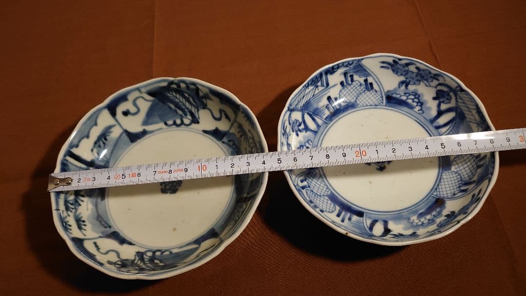 古伊万里 伊万里 染付 江戸期 なます皿 渦福 2客 - メルカリ