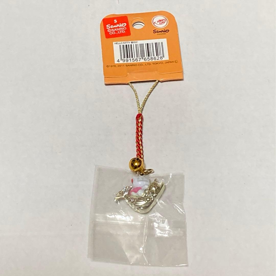 ご当地キティ 名古屋限定しゃちほこ寝転びバージョン ストラップ 携帯