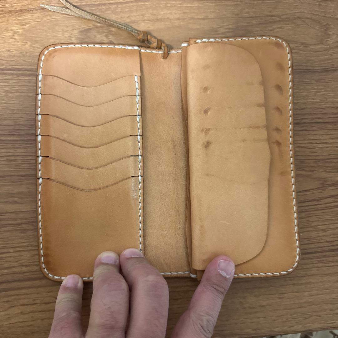 革物工房大輔　大輔レザー　SD大ウォレット＋カード段＋通しマチ