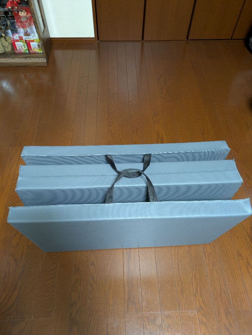 グレー 折りたたみ式 シングルマットレス