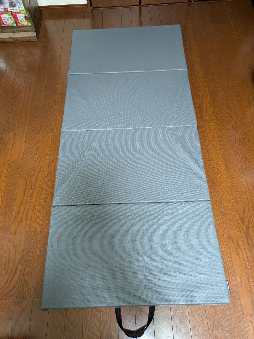 グレー 折りたたみ式 シングルマットレス