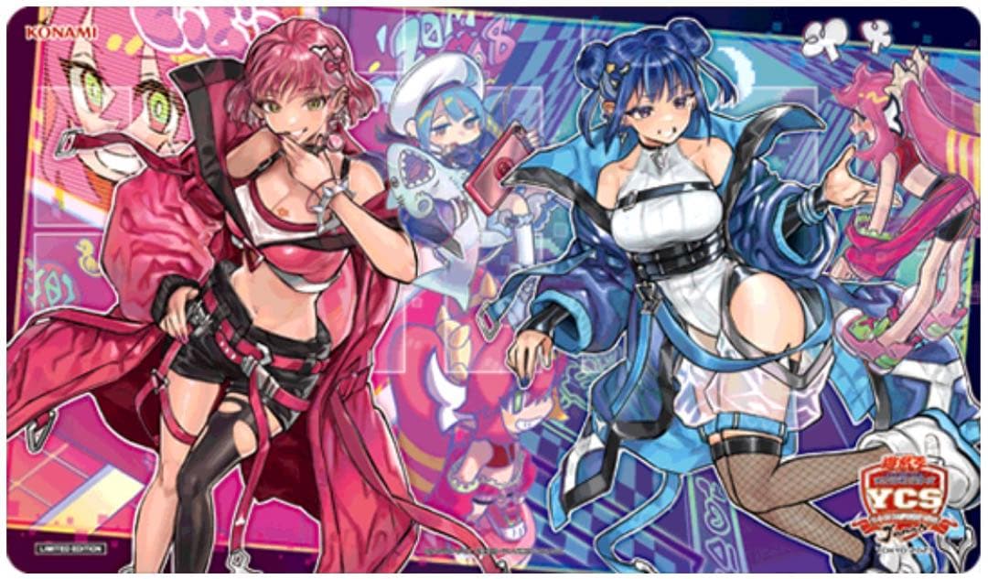 ヒ*）様 遊戯王 YCSJ エクソシスター イビルツイン プレイマットのみ