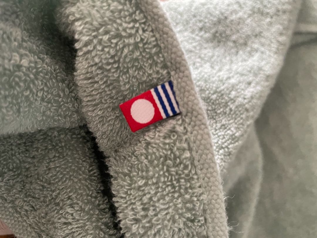 今治睡眠用タオル枕　ライトグリーン