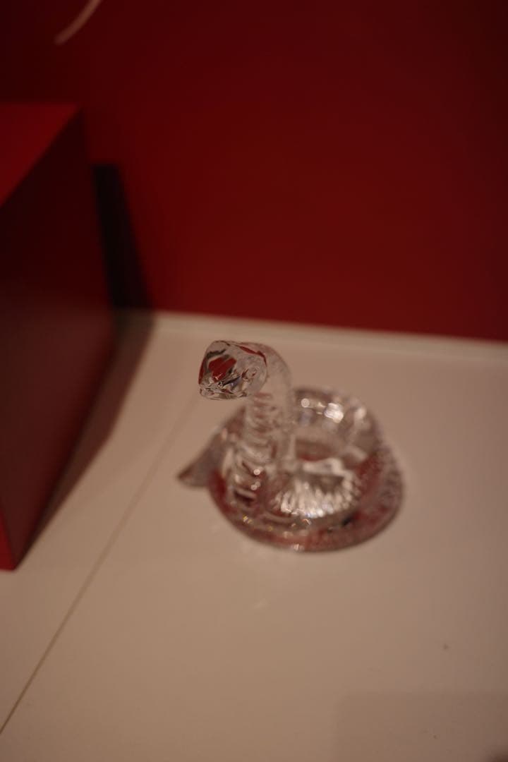 【新品】バカラ クリスタル置物 2025干支 蛇